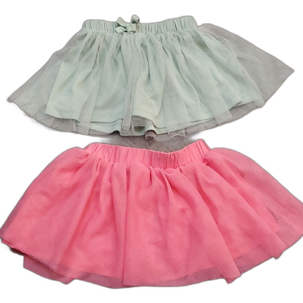 Cherokee Pink and Mint Skirts Baby 12 Months